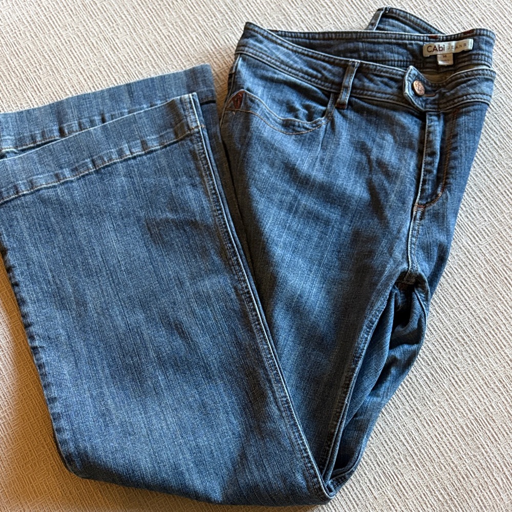 CAbi Blue Boot Cut Denim Jeans
